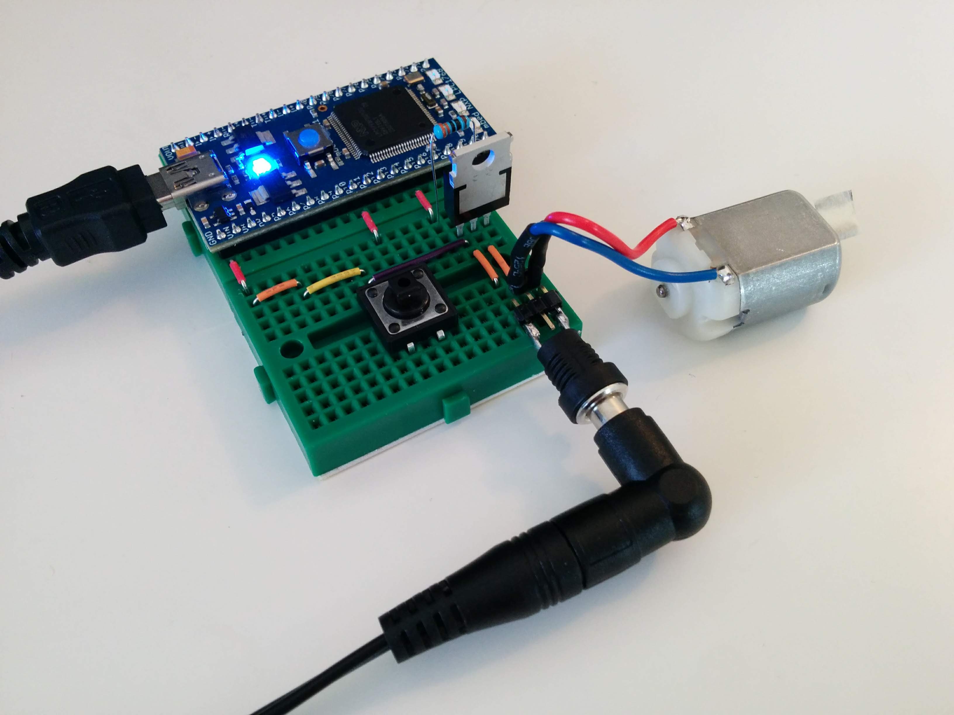 Control Motor on Mbed NXP LPC1768